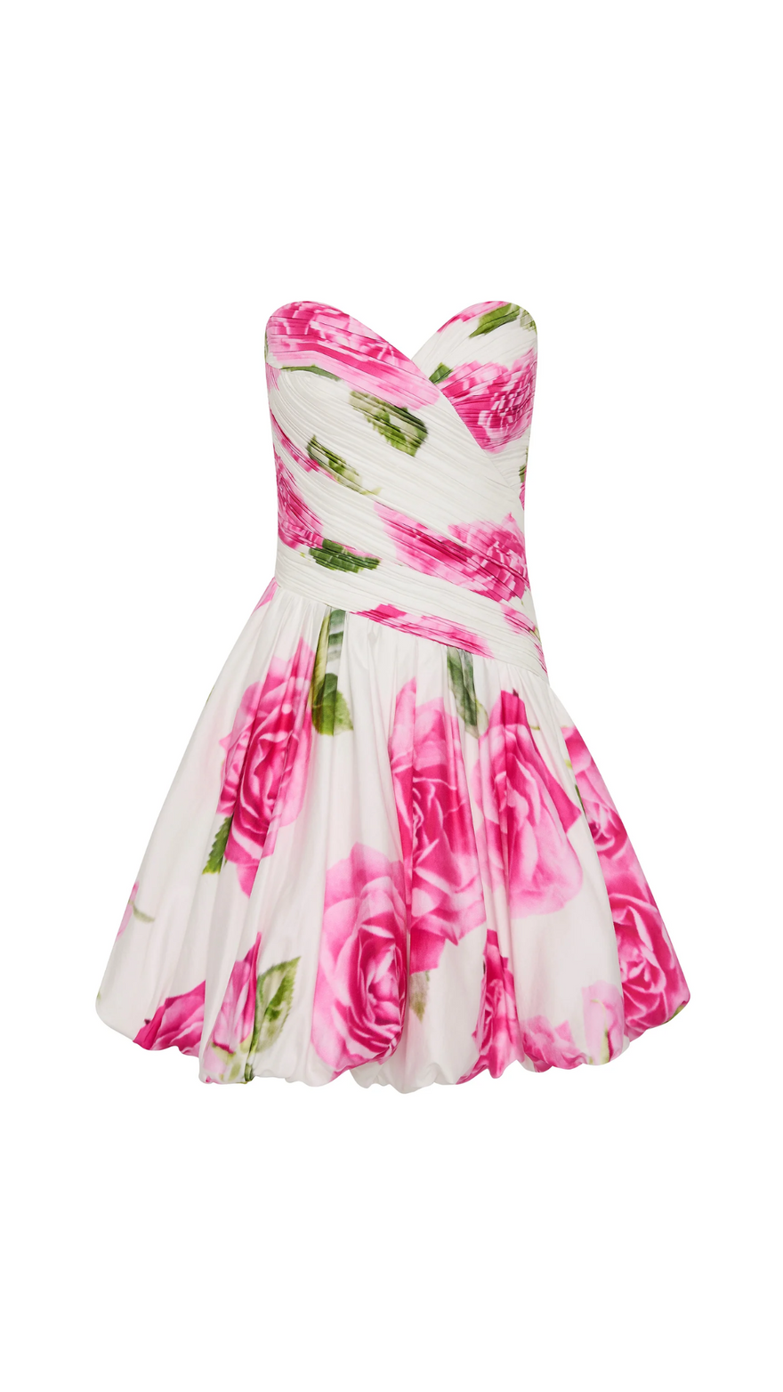AJE Olea Bubble Hem Mini Dress photo 2