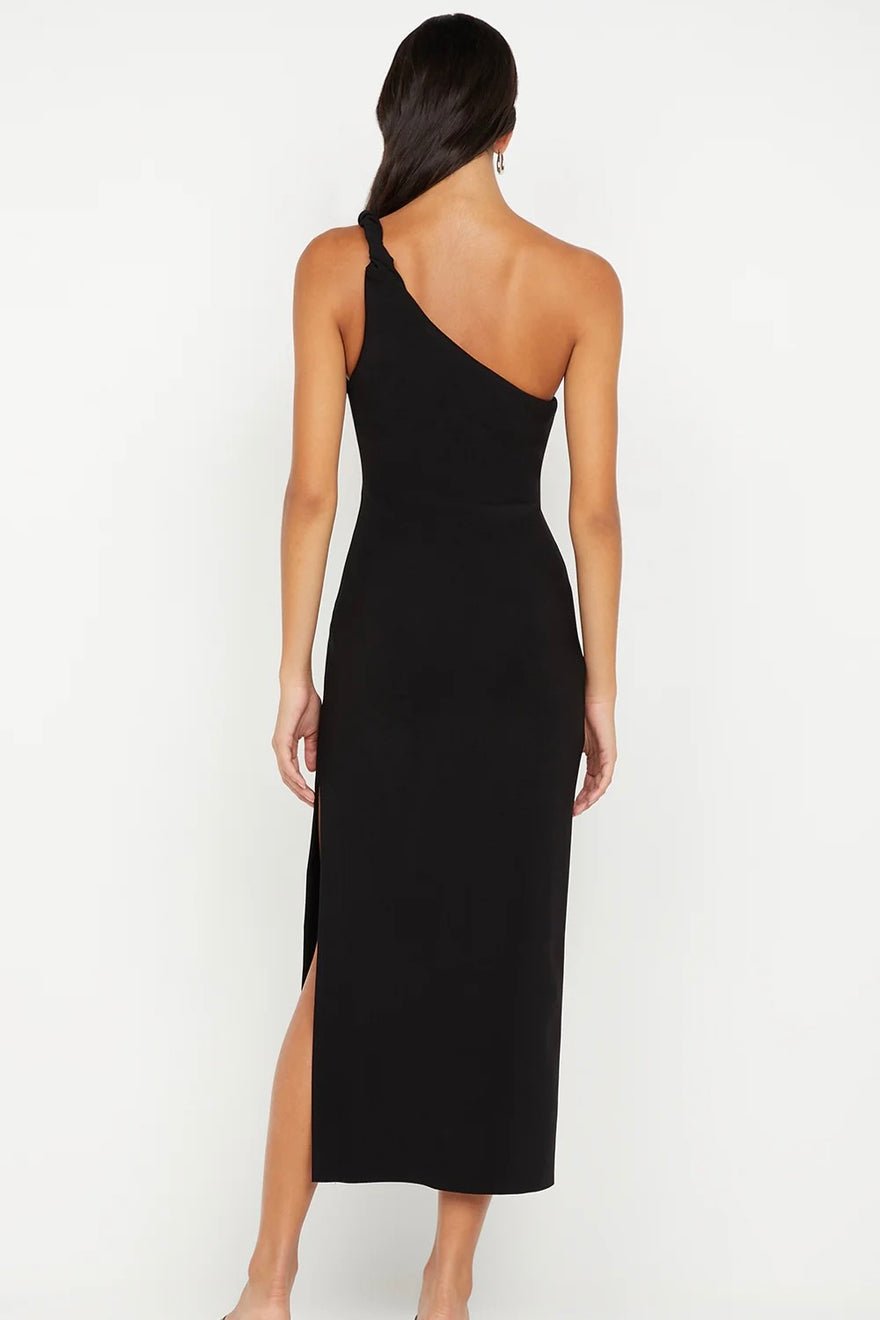 Bec & Bridge Ariven Asym Midi Dress - Black photo 3