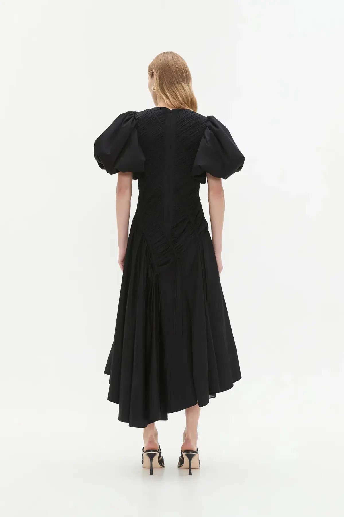 Aje Wisteria Midi Dress Black 12 photo 2