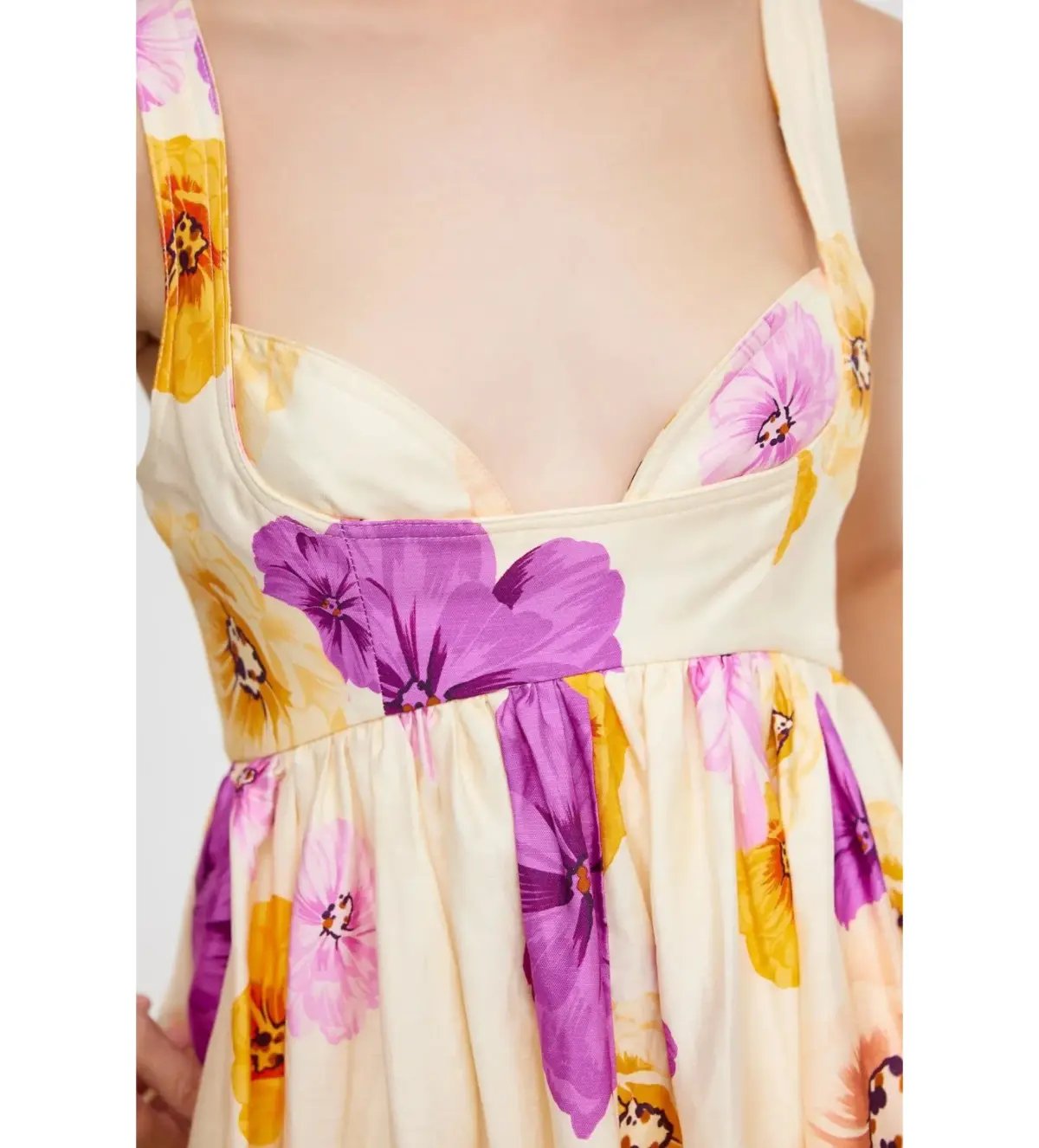 Acler Sandgate Maxi Dress Almond Poppy Size AU 8 photo 4