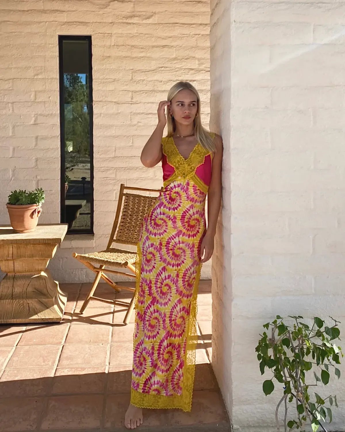Hansen & Gretel Maybelle Dress Tie Dye Print Size 8 photo 2