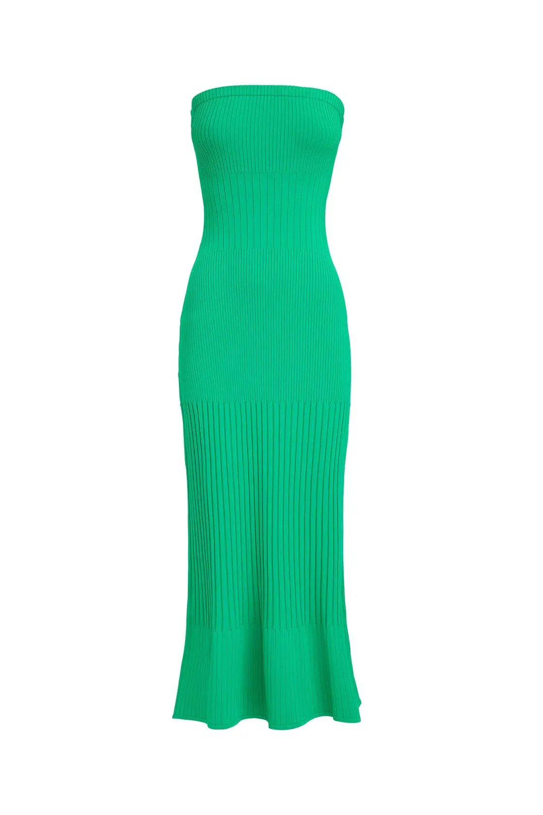 Kookai Serah Strapless Dress Green Size 10 photo 4