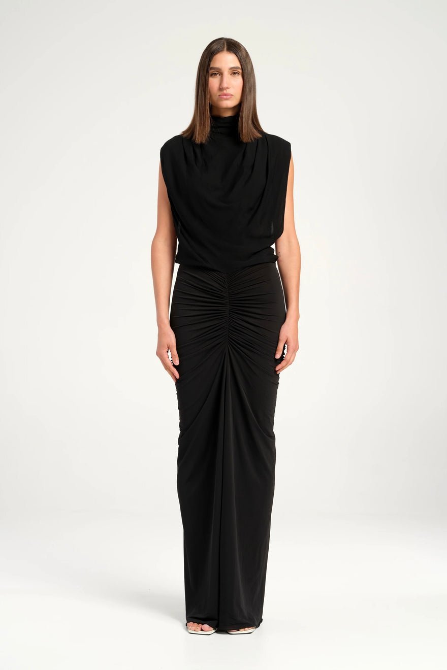 Benni Willow Maxi Dress - Black photo 2