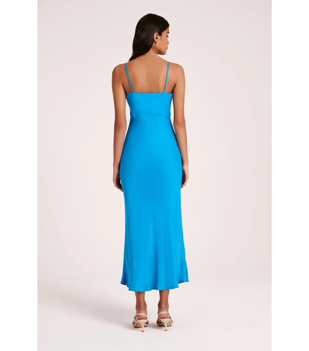 Nude Lucy Lea Cupro Dress Azure Size S / AU 8 photo 3