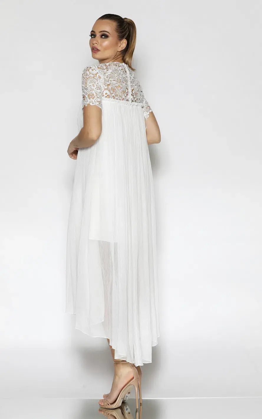 Jadore Michelle Dress White Size 10 photo 4