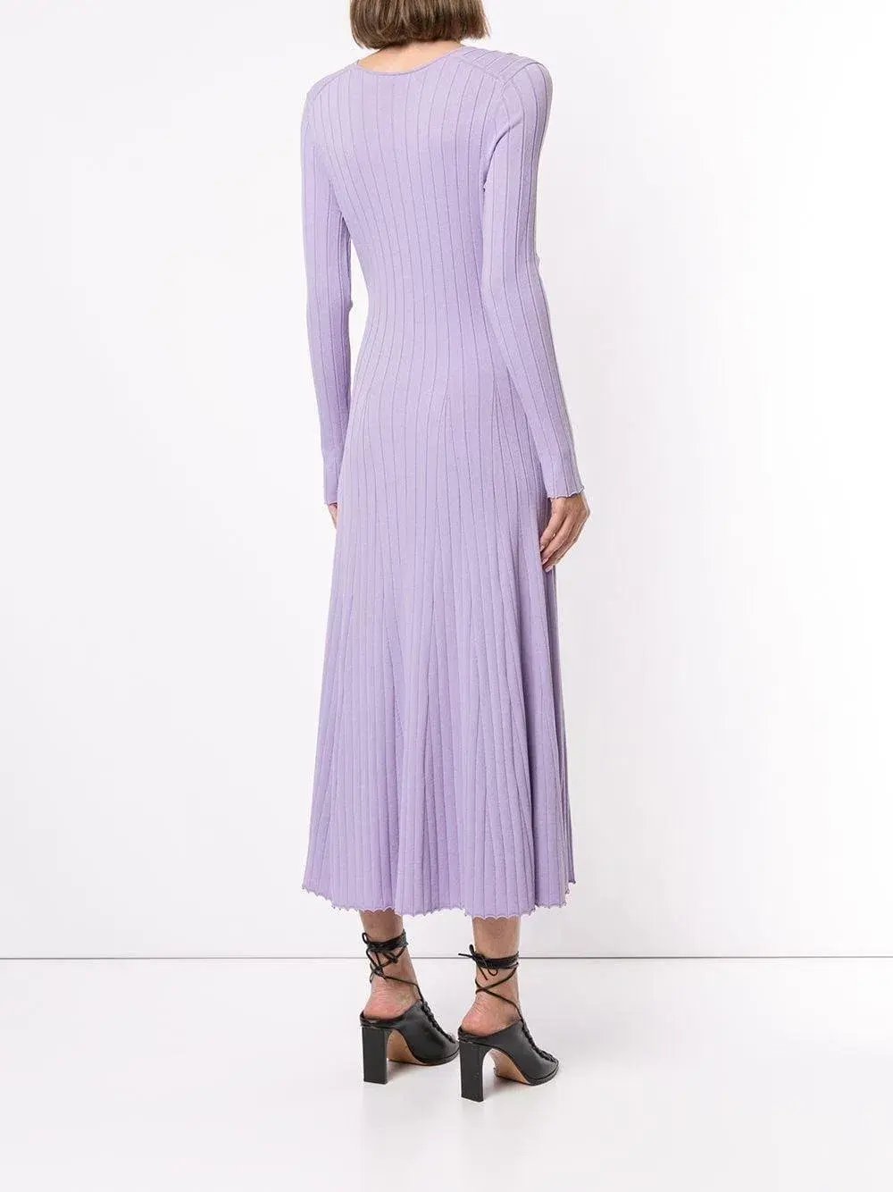Dion Lee Pinnacle Braid Dress In Violet Size 6 photo 2