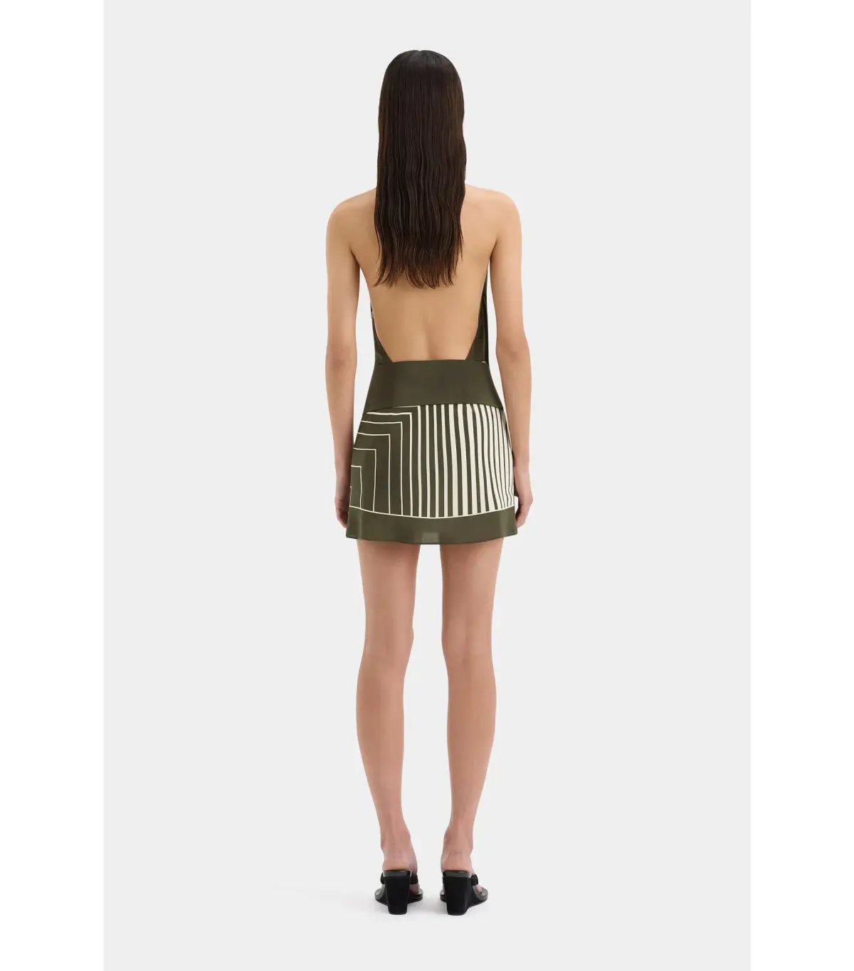 Sir the Label Leilana Mini Dress in Garden Stripe Size AU 8 photo 2