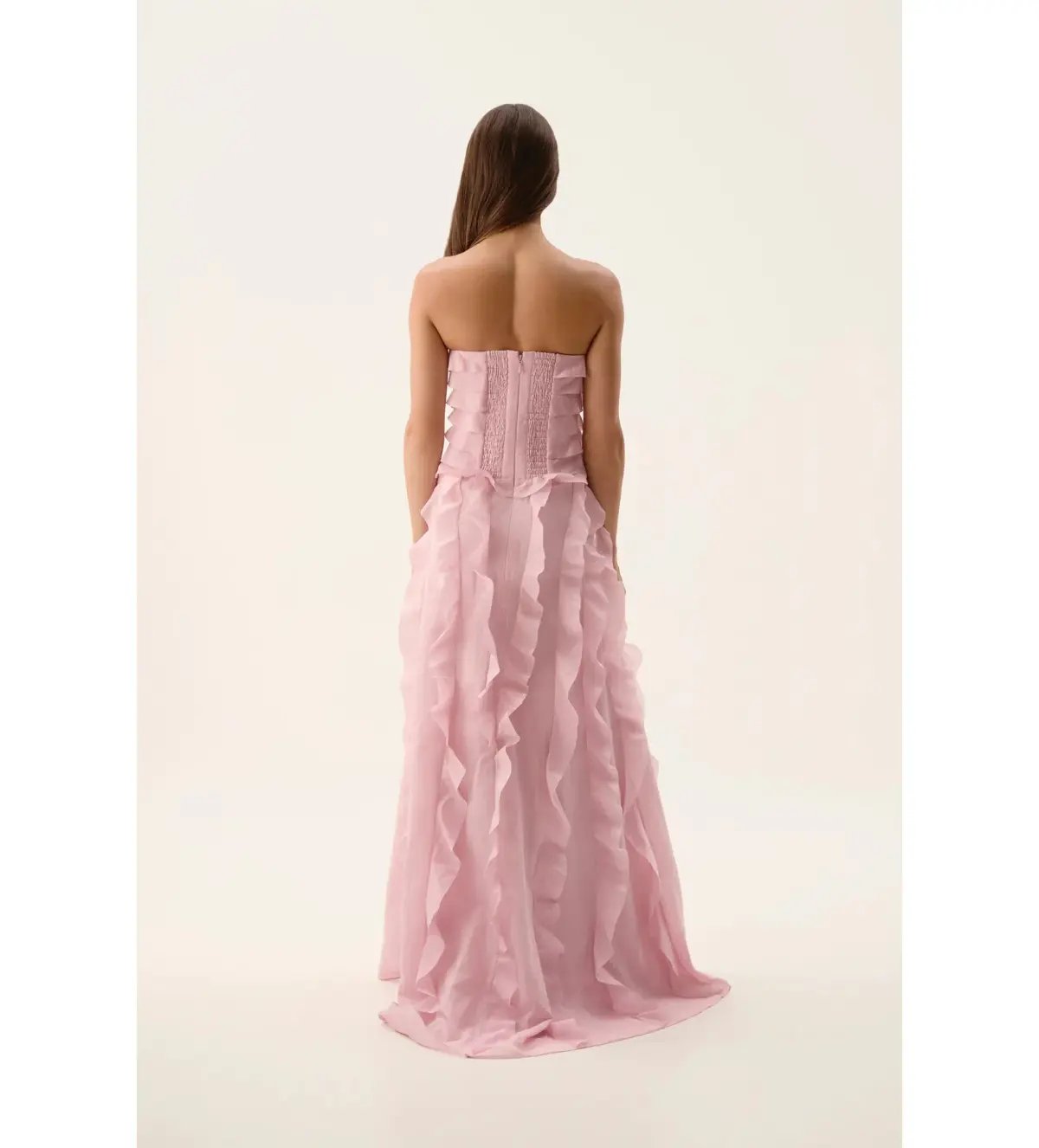 Aje Allaire Gown in Chalk Pink Size AU 8 photo 3