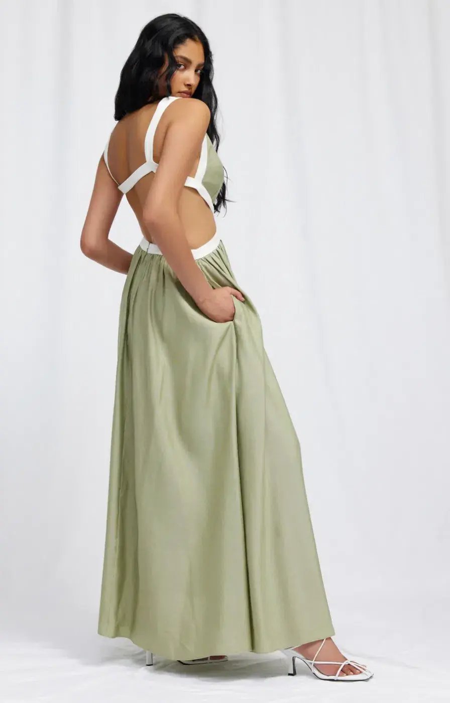 Significant Other Marino Dress Green Size AU 8 photo 2