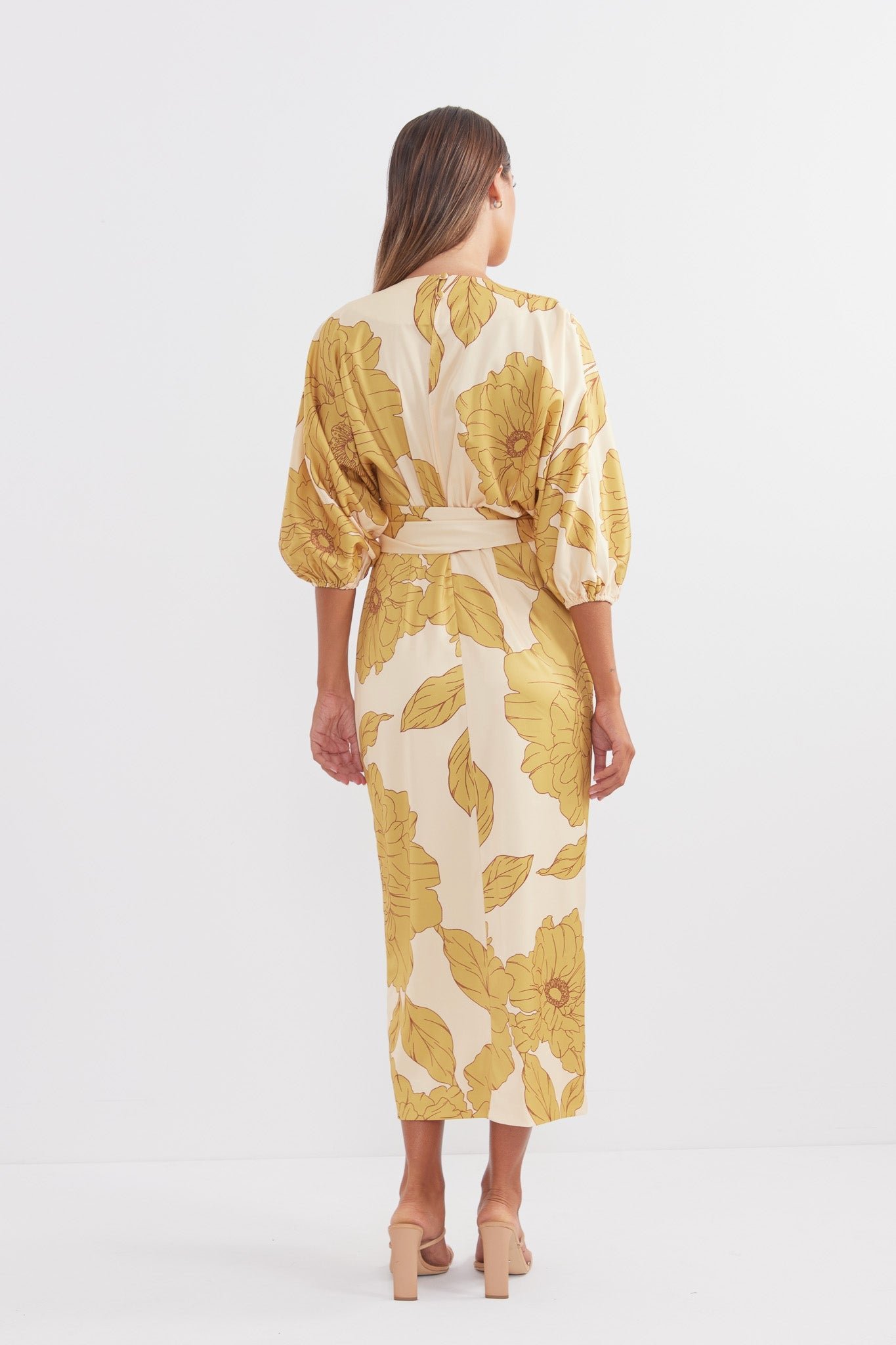 PASDUCHAS FAVOURITE WRAP MIDI - GOLDEN photo 4