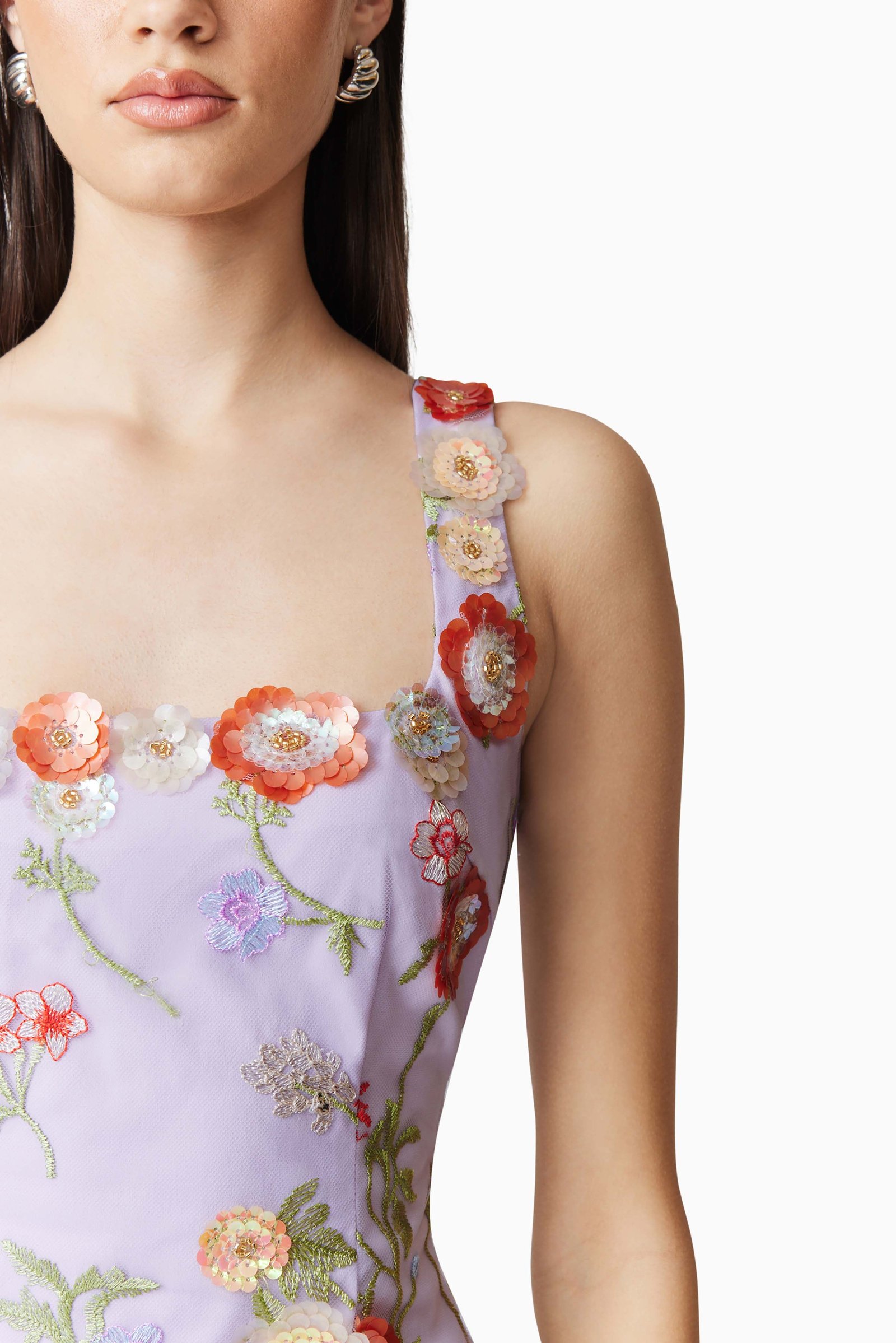 ELLIATT NAYA MINI DRESS - LILAC MULTI photo 6
