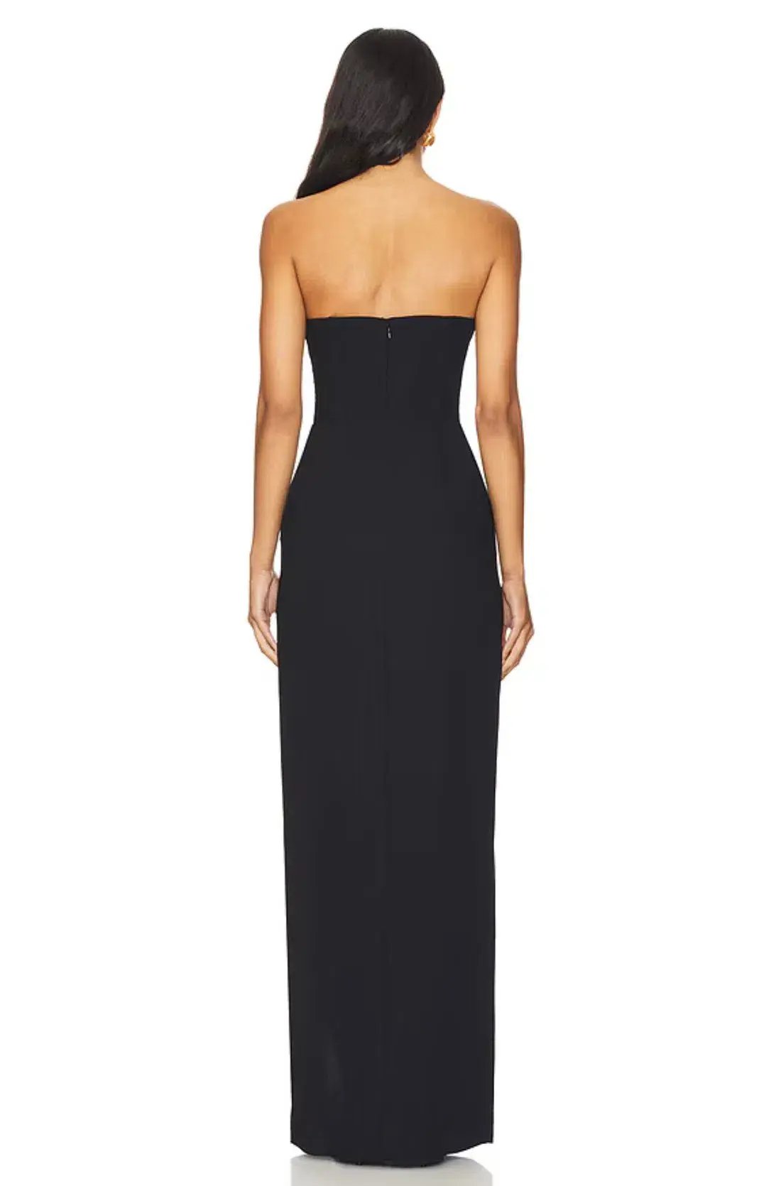 Amanda Uprichard Ivy Maxi Gown Black Size L / Size 12 photo 3