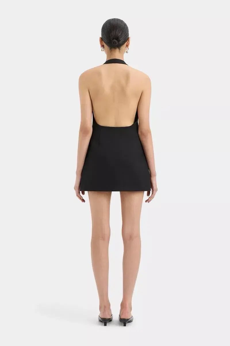 Sir the Label Sandrine Halter Mini Dress photo 3