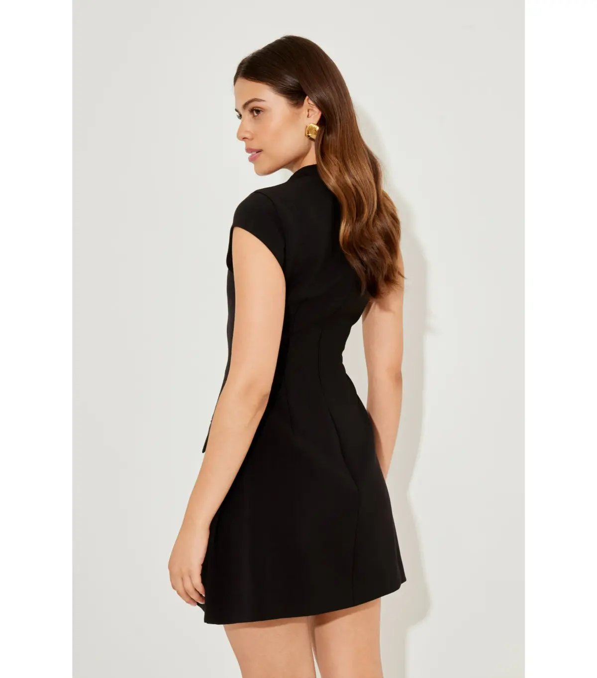 Odd Muse The Ultimate Muse Cap Sleeve Mini Dress Black Size S / AU 8 photo 4