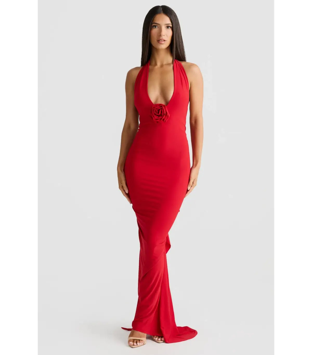 Melani the label Arabella Dress in Red Size AU 6 photo 2