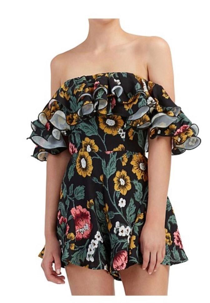 C/MEO Collective Immerse Playsuit Floral Size XS / AU 6 photo 4