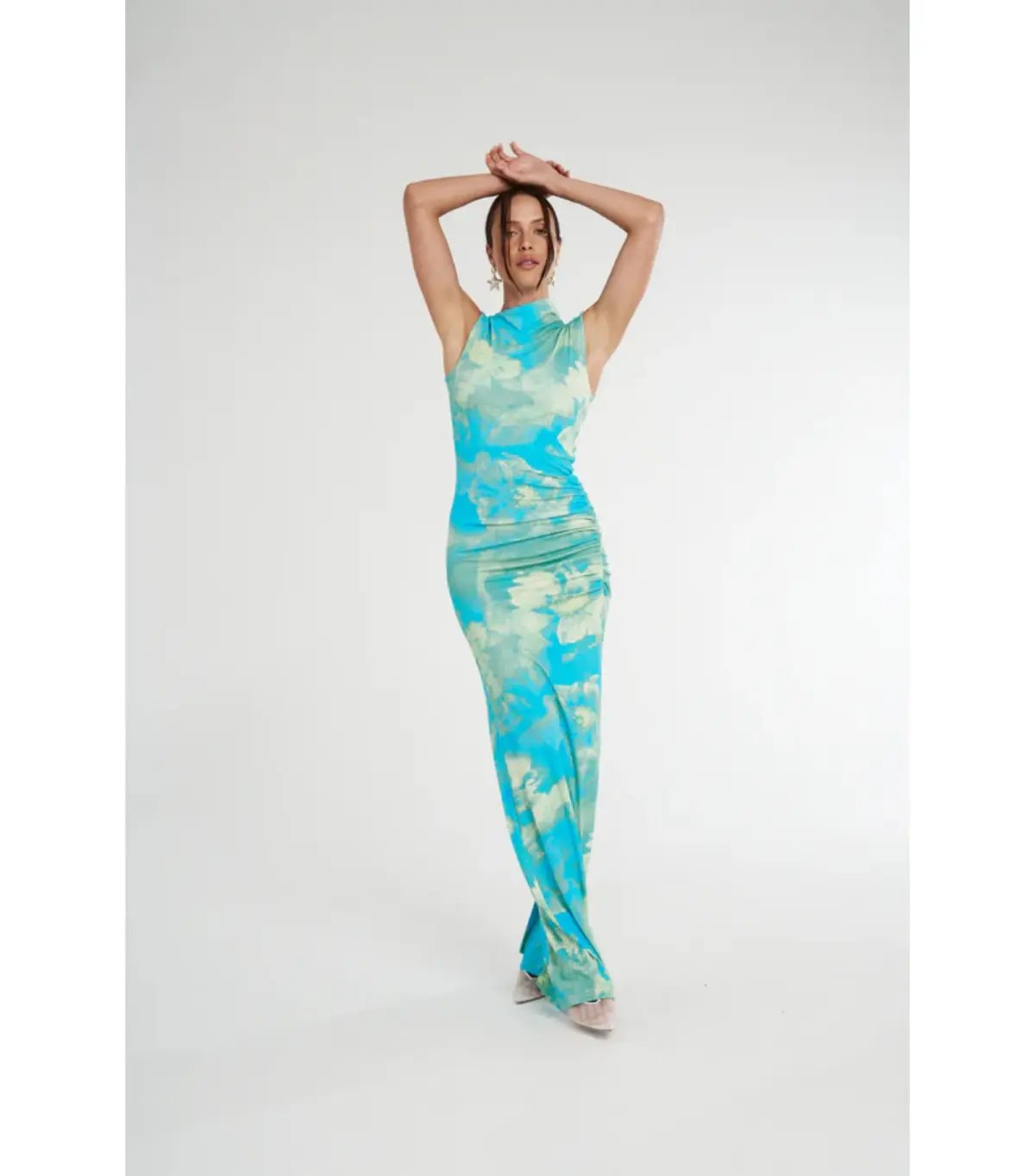 Summi Summi Valentina Maxi Dress Lemon Lumen Size AU 8 photo 5