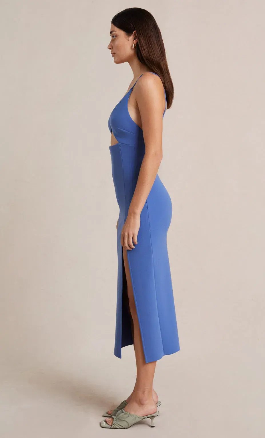 Bec & Bridge Josette Midi Dress French Blue Size 8 photo 3