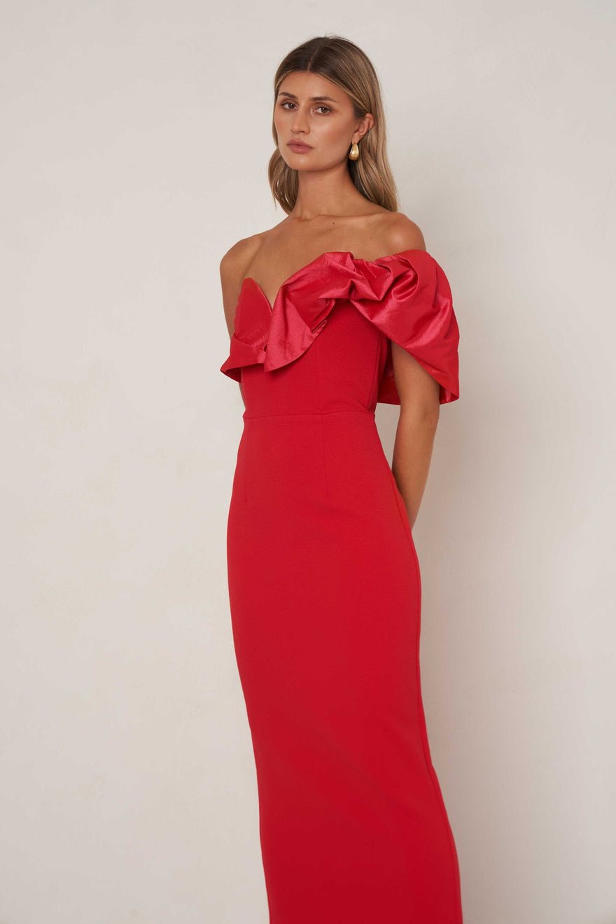 Elle Zeitoune Naomi Dress - Red photo 2