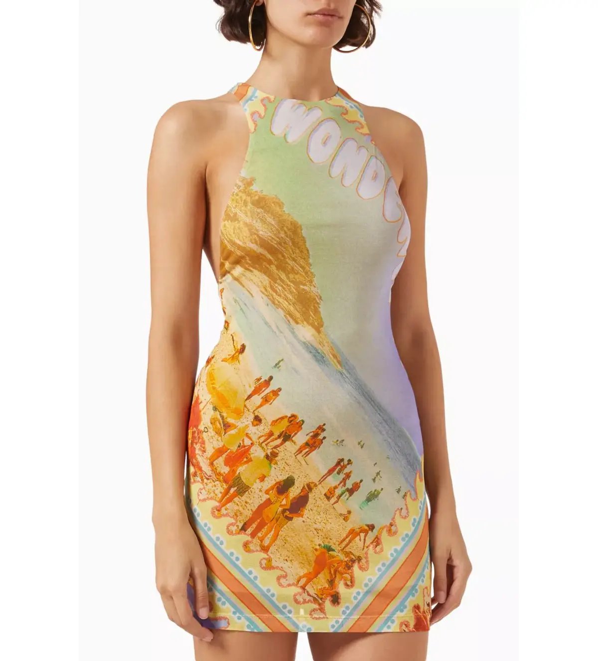 Zimmermann Tama Layered Mini Dress Multi/ Poster Print Size 0/ AU 8 photo 3