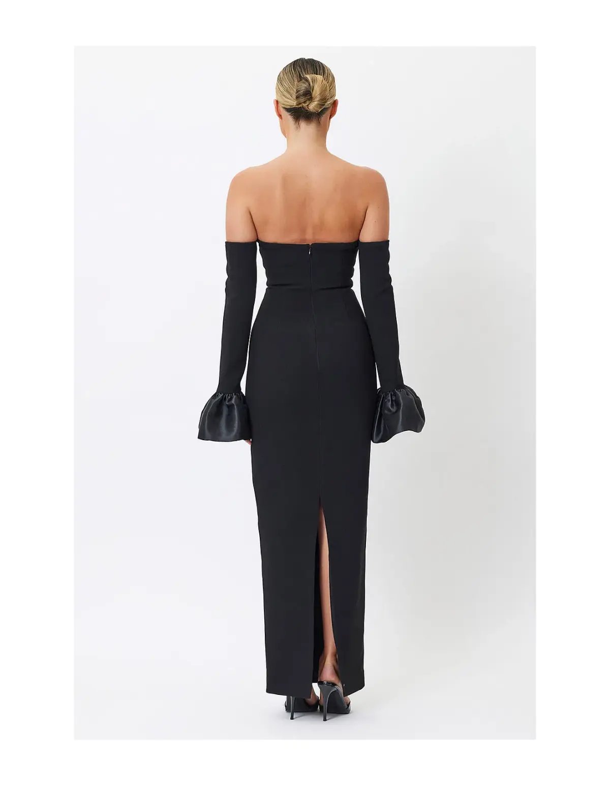 Bianca and Bridgett Adrianna Maxi Dress Black Size AU 12 photo 2