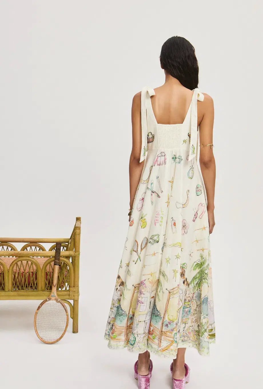 Alemais Anouk Ballet Sundress Print Size AU 8 photo 4