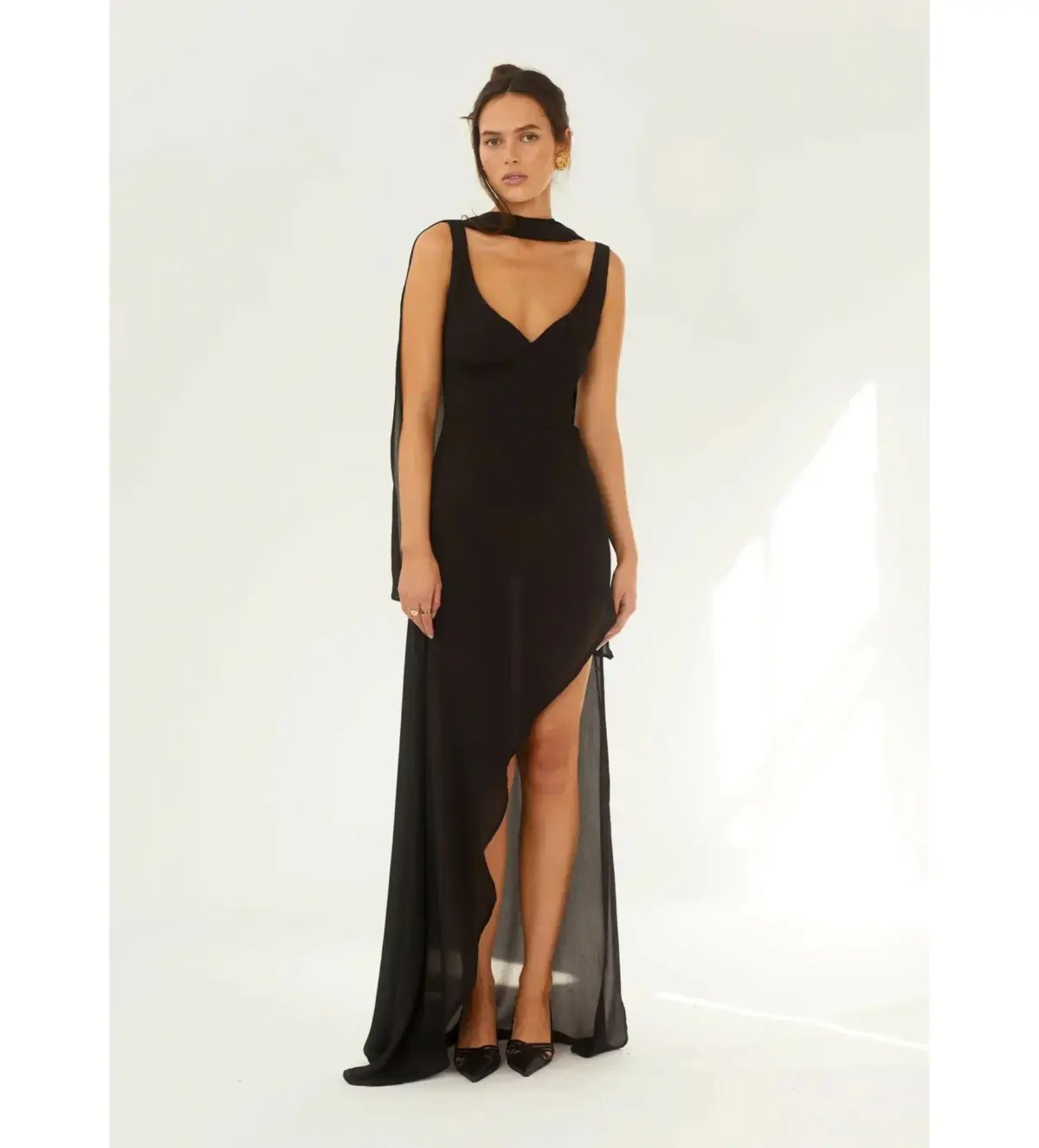 Arcina Ori Amelie Maxi Dress Black Size XS AU 6 photo 2