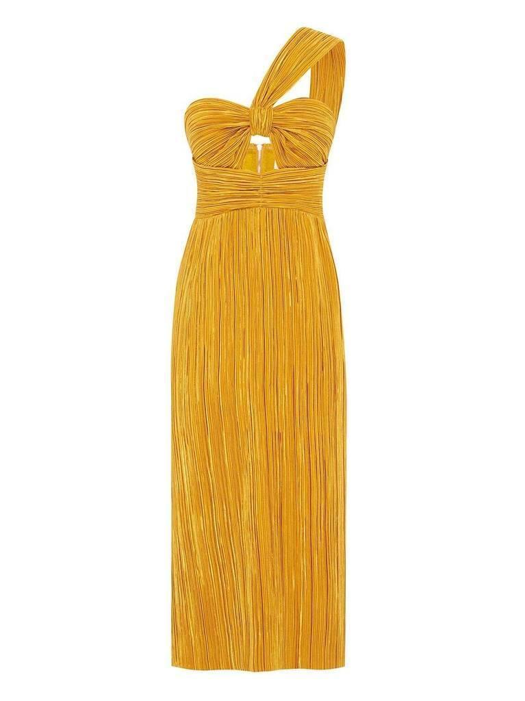 Alice McCall Power Lady Dress Mustard Yellow Size 6 photo 5