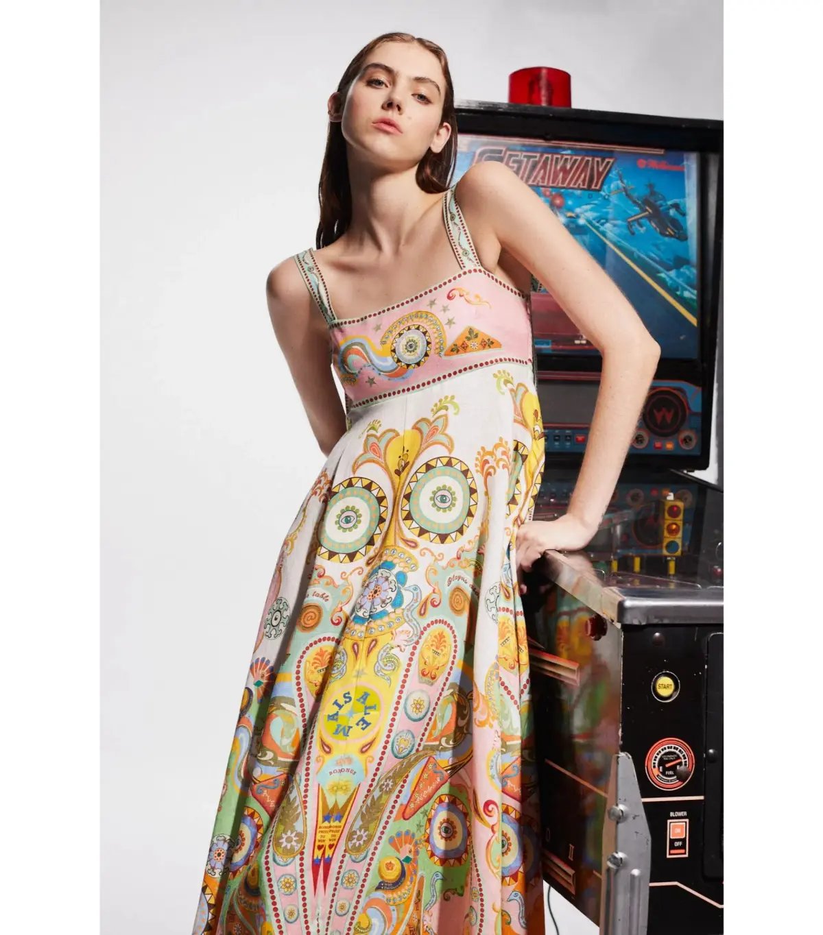 Alemais Pinball Sundress Print Size AU 10 photo 2