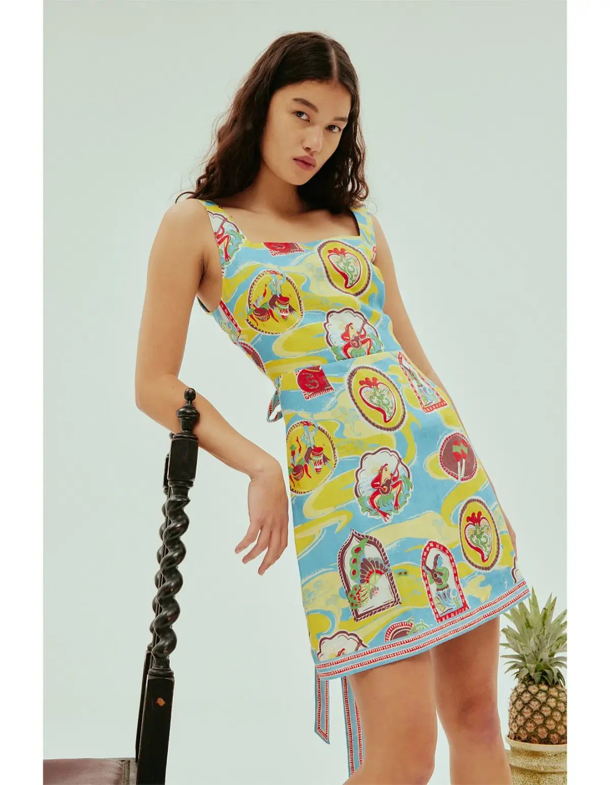 Alemais Emilio Mini Dress Multi Size AU 8 photo 2