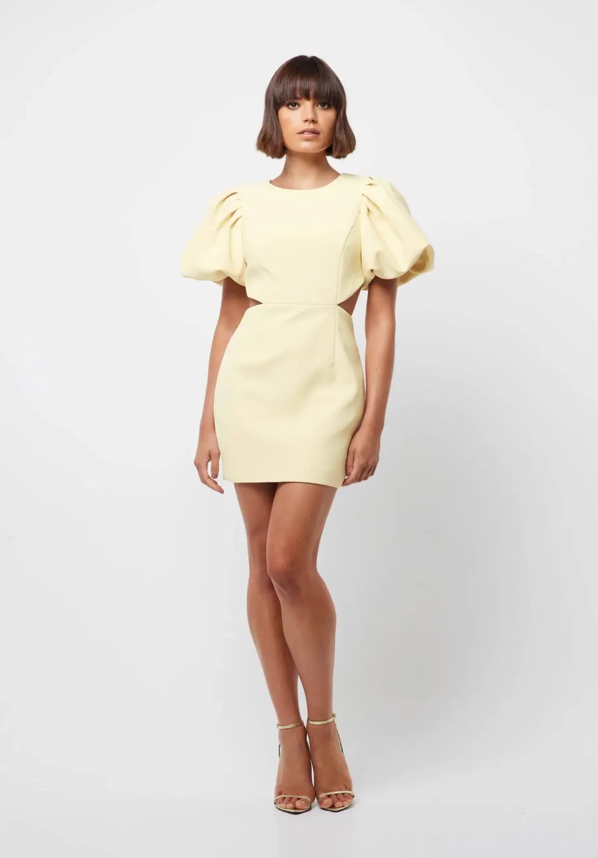 Mossman Splendour Mini Dress Yellow Size 12 photo 2