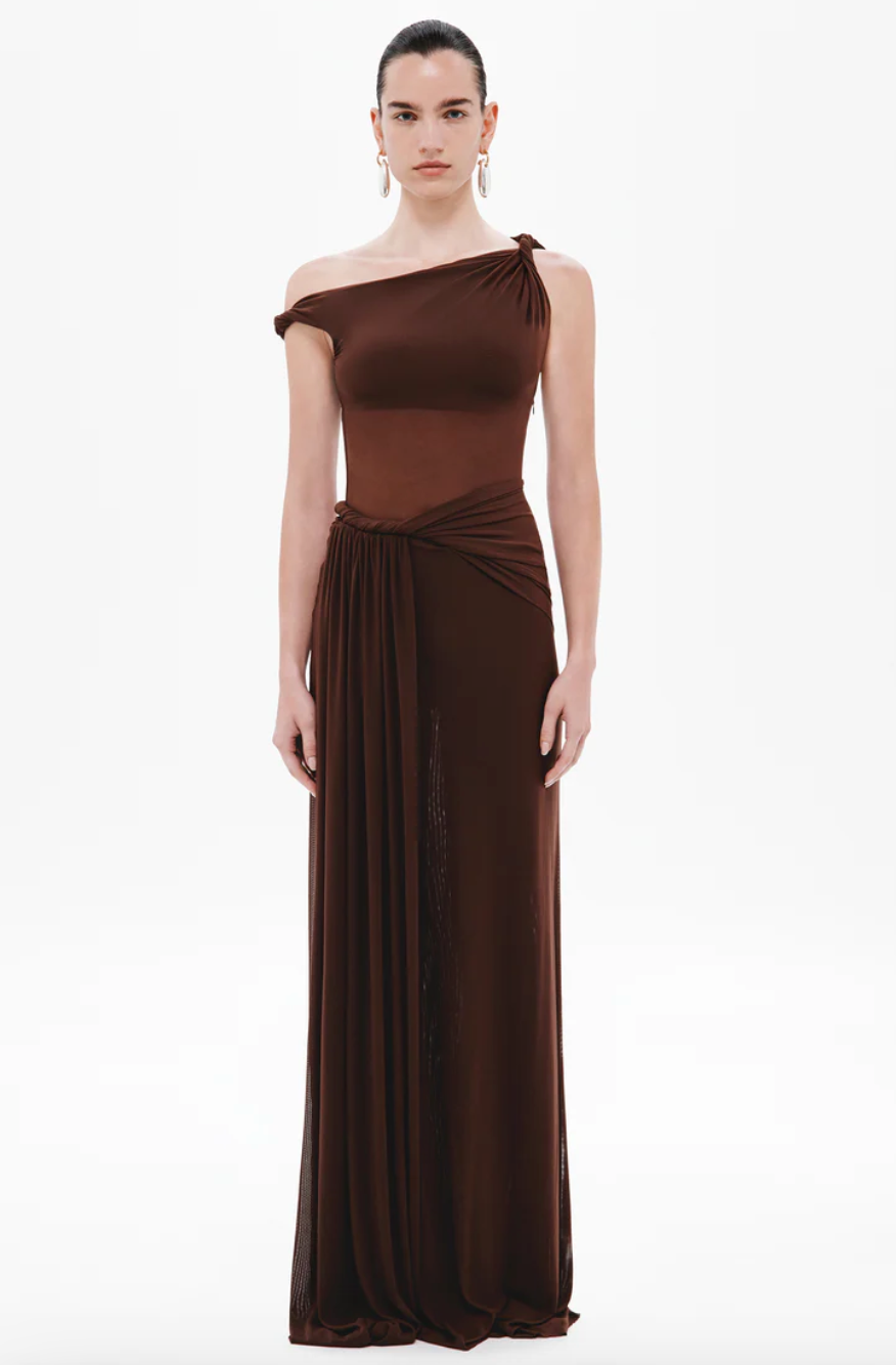 SISAL MESH DRESS BY MISHA BROWN photo 5
