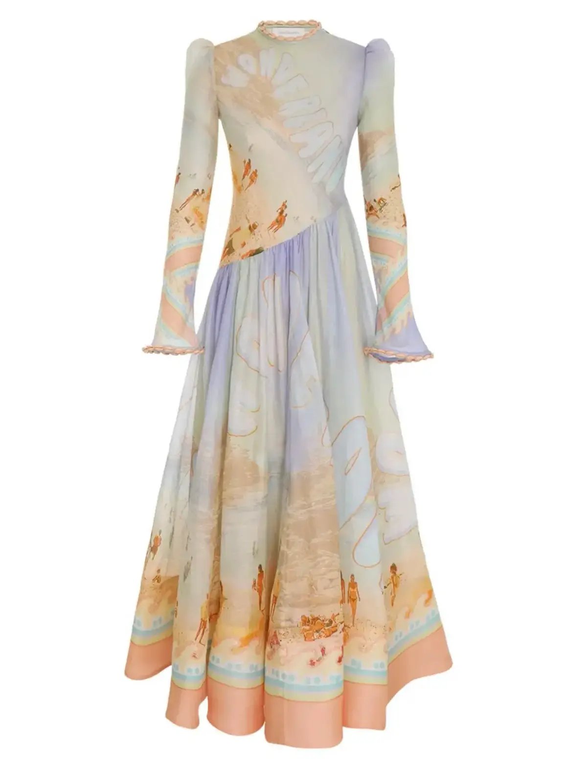 Zimmermann Tama Printed Maxi Dress Multi Size 2 / AU 12 photo 4