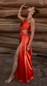 Sonya Nour Dress - Orange photo 8
