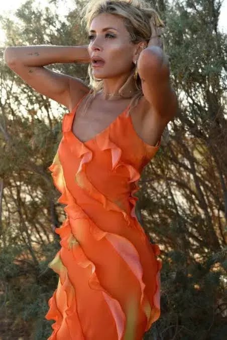 Rat & Boa Rio Maxi Dress Orange Size S / AU 8 photo 4