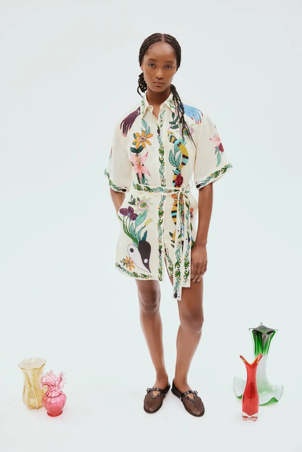 Alemais  - Meagan Mini Dress Print - Size 10 (fits 8 - 10) photo 2