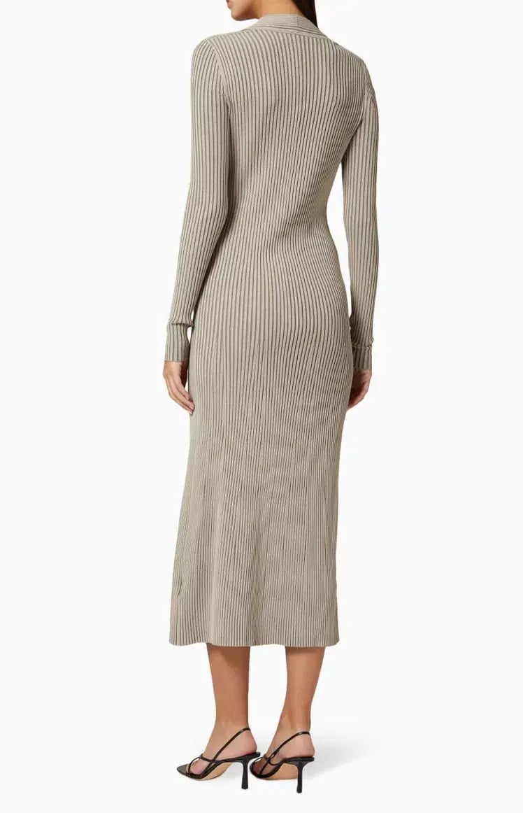 Dion Lee Cable Knit Dress in Kahki Size S / Au 8 photo 2