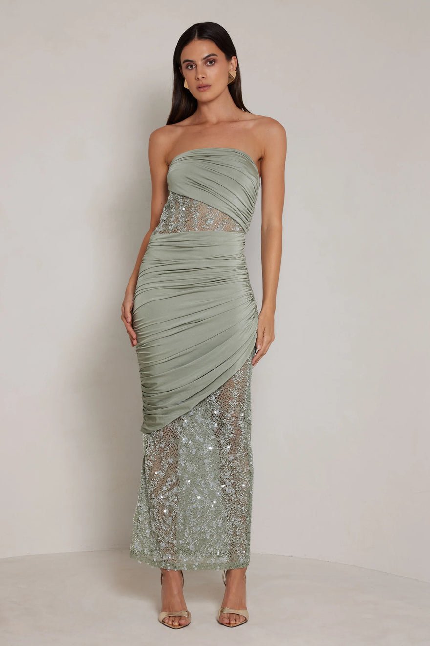 Elle Zeitoune Journee Dress - Sage photo 4