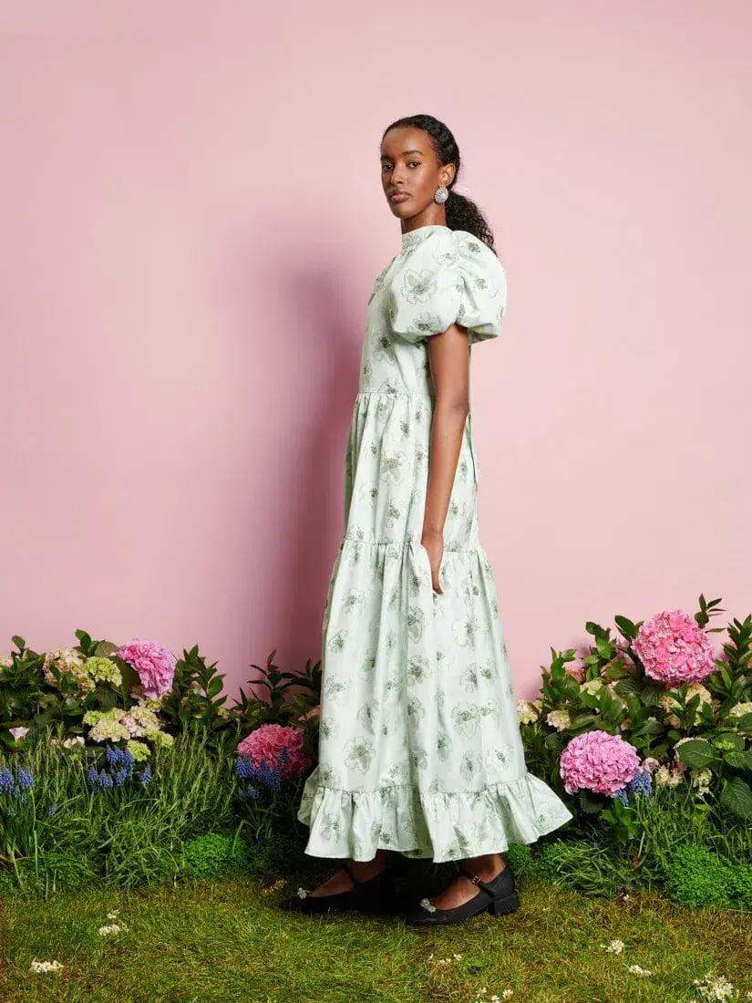 Sister Jane Dream Willow Floral Maxi Dress Sage Green Size S / AU 8 photo 2