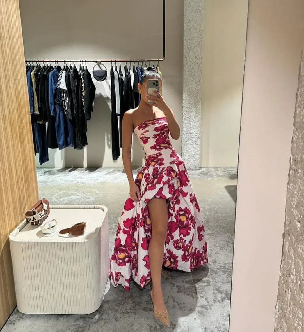 Aje Behold Maxi Dress Boldly Blooming Size 10 photo 6