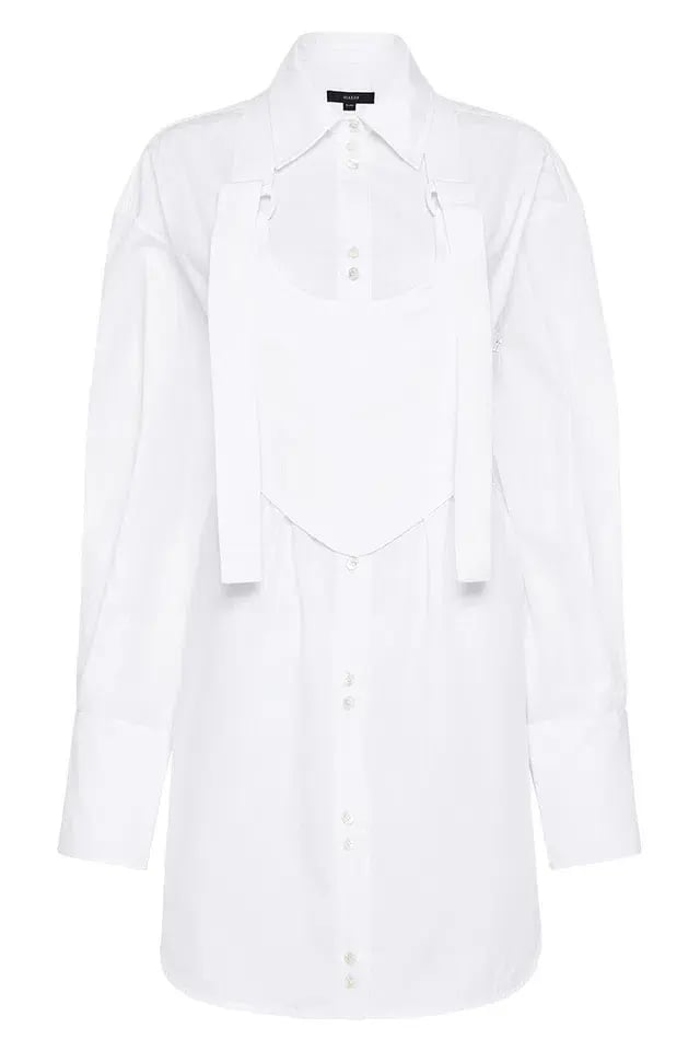 Ellery Godwin Shirt Dress White Size 6 photo 3