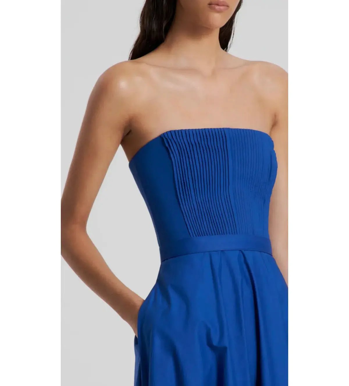 Scanlan Theodore Parachute Bustier Dress Blue Size 8 photo 2