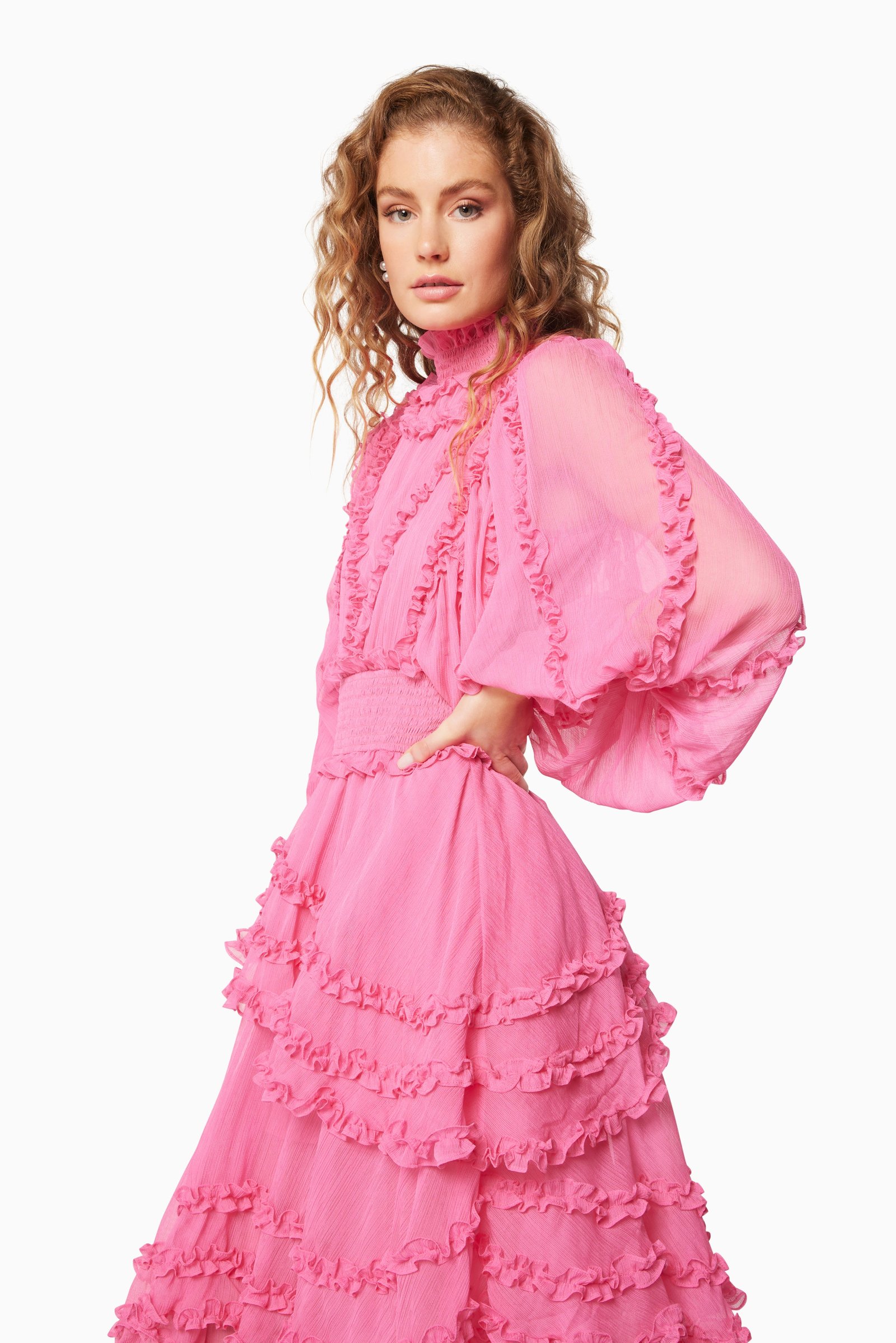 ELLIATT SALMA DRESS - BUBBLEGUM photo 6