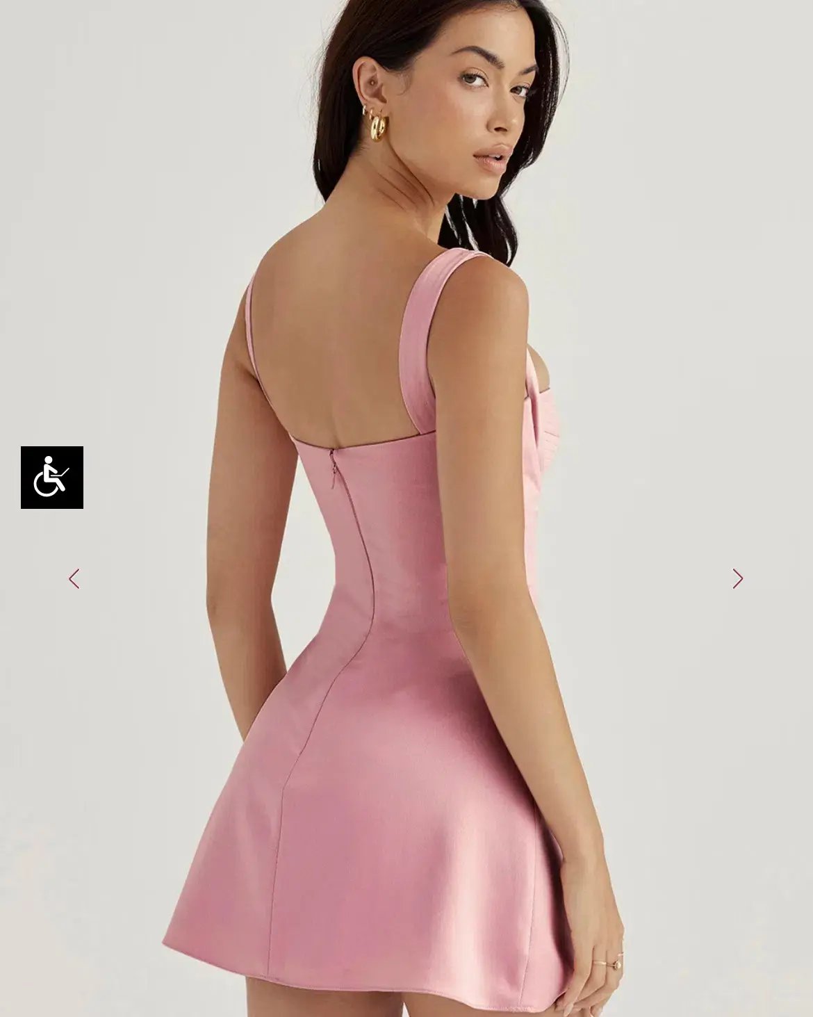 House of CB Kara Mini Dress Pink Quartz AU 12-14 photo 2