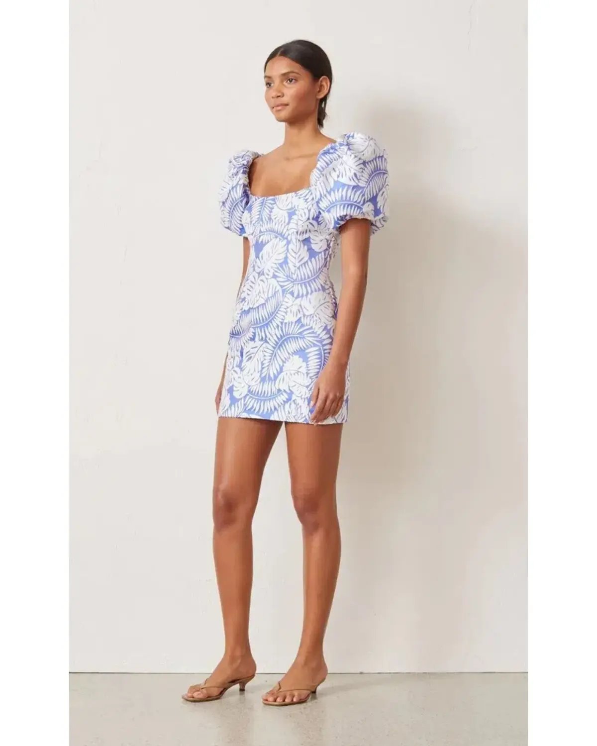 Bec & Bridge Banana Leaf Mini Dress Print Size AU 6 photo 2