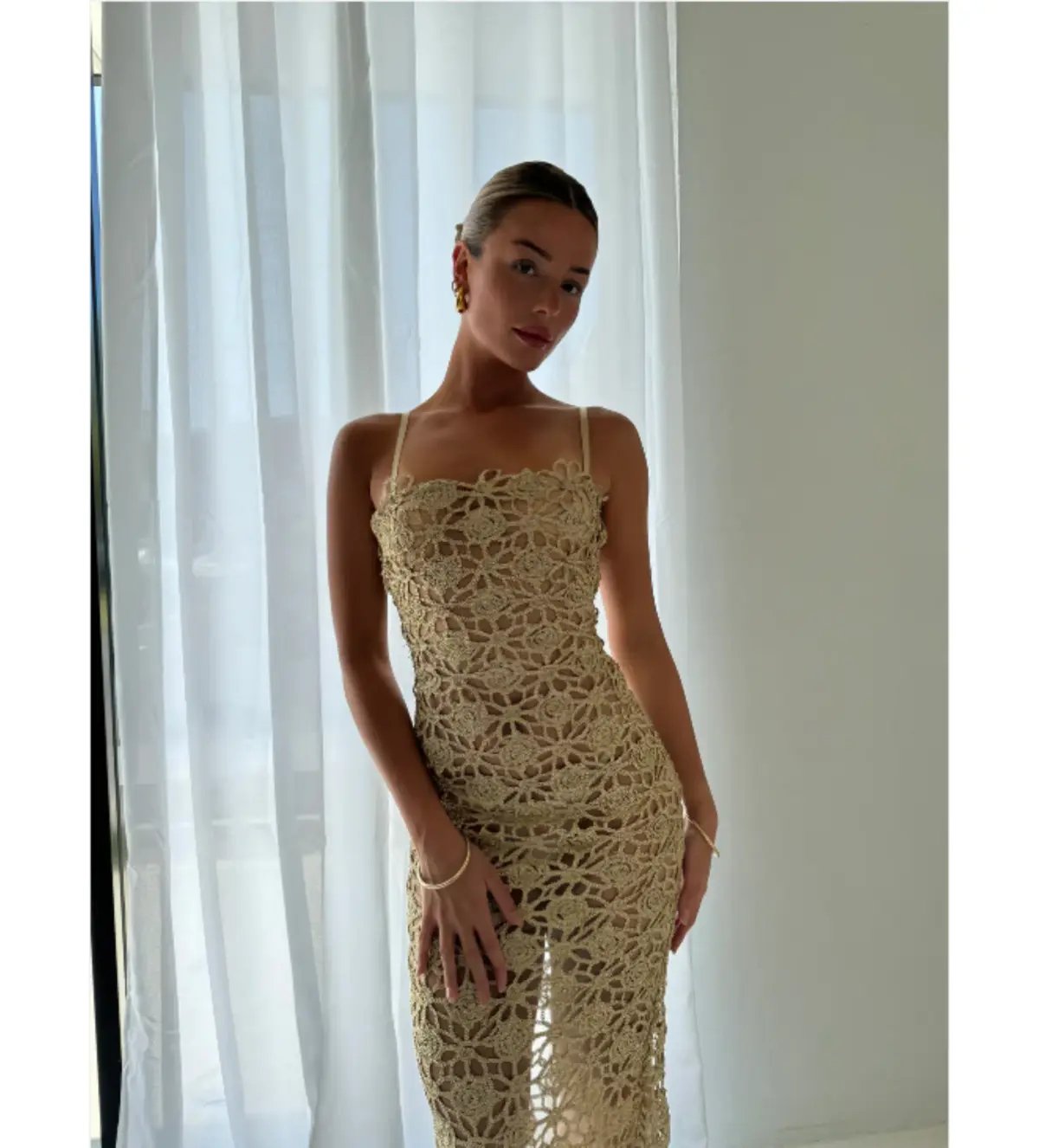 Arcina Ori Kendra Dress Gold Size XS / AU 6 photo 4