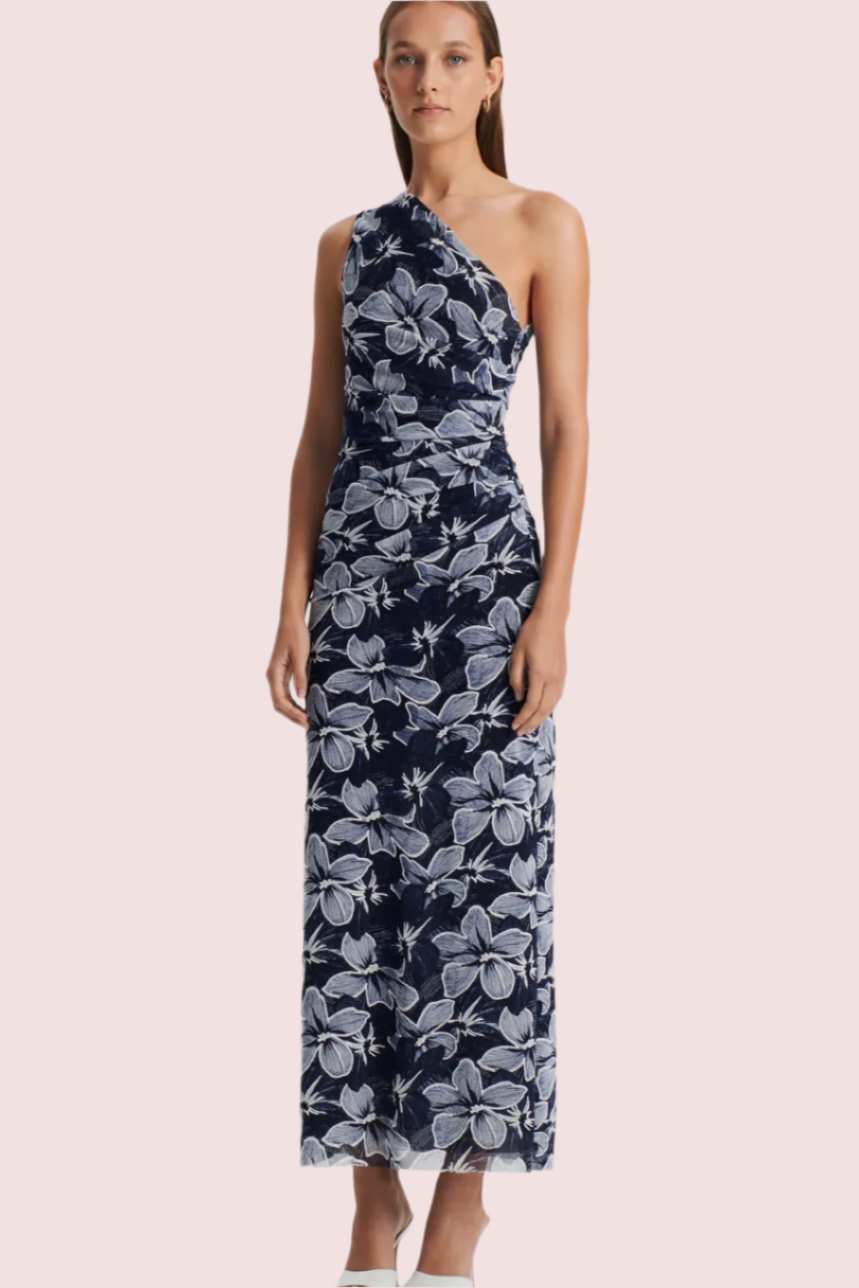 Scanlan Theodore Scanlan and Theodore Italian Floral Mesh Dress photo 4