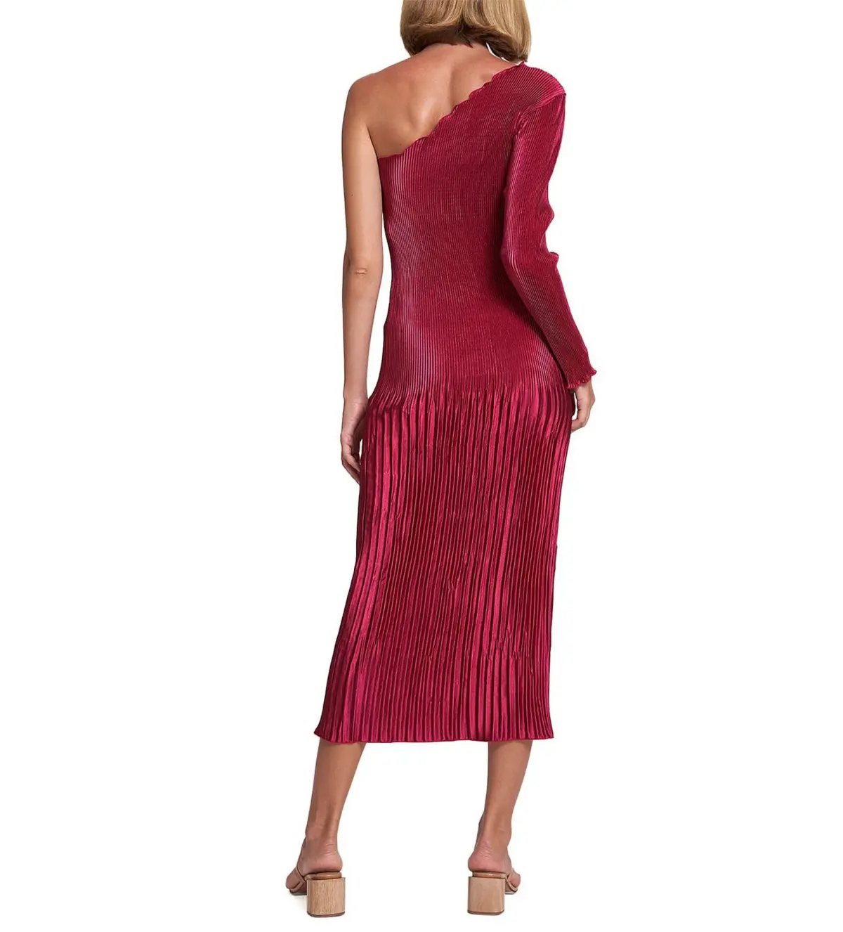 Reformation Raewyn Knit Dress Red Size AU 8 photo 30