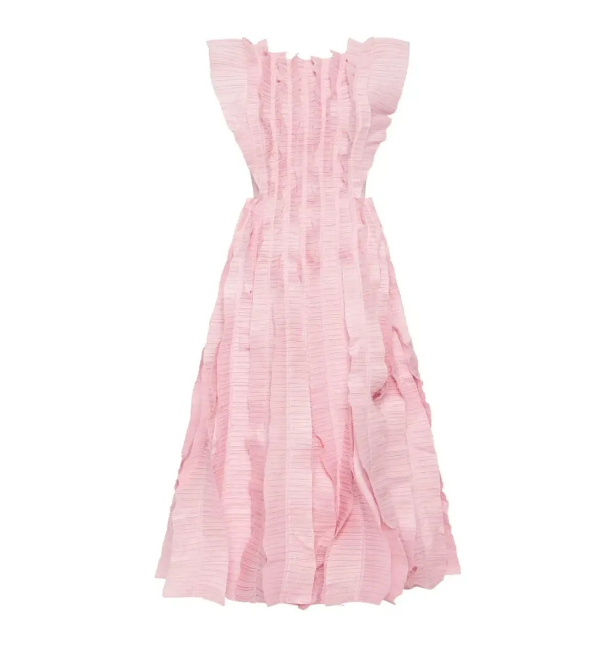 Aje Hybrid Midi Dress Rose Pink Size 16 photo 4