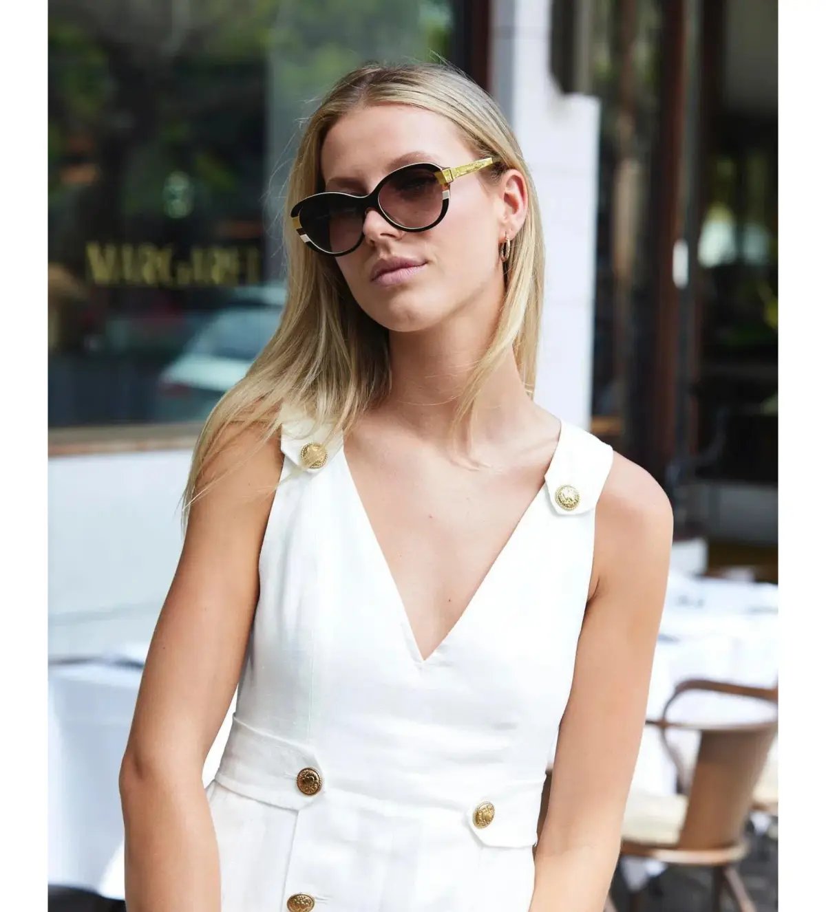 Zimmermann The Lovestruck Buttoned Linen Pleat Mini Dress White Size 1 AU 10 photo 3